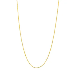 0.85mm Two-Tone Pave Wheat Chain with Lobster Lock