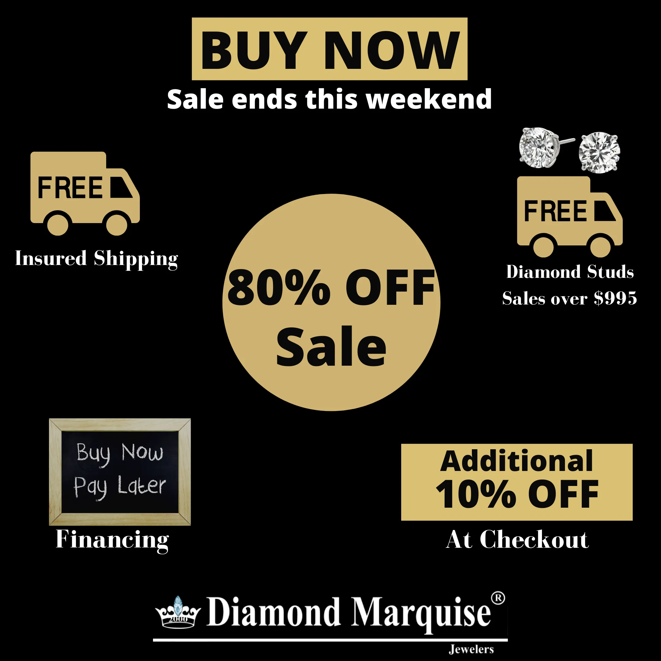 14k Gold Women’s Rope Chain Necklace - 4MM Thickness, All Lengths Available