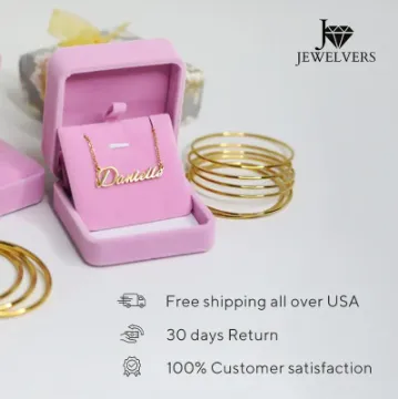 18K Gold-Filled Personalized Name Necklace - Custom Necklace - Engraved Necklace - Rectangle Pendant Double Layer Necklace - Handmade Figaro Link Necklace