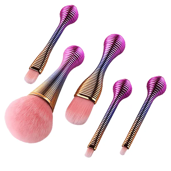 5 Piece Mini Rainbow Brush Set