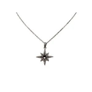 925 Silver Star Diamond Pendant