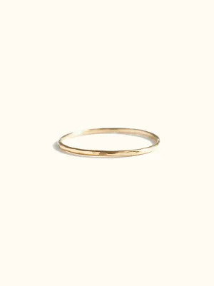 ABLE Hammered Stacking Ring