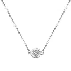 Acotis Silver Pendant Rhodium Plated Zirconia G3290