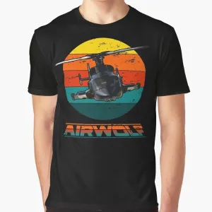 Airwolf 80s Retro Classic Graphic T-Shirt