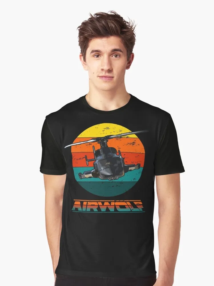 Airwolf 80s Retro Classic Graphic T-Shirt