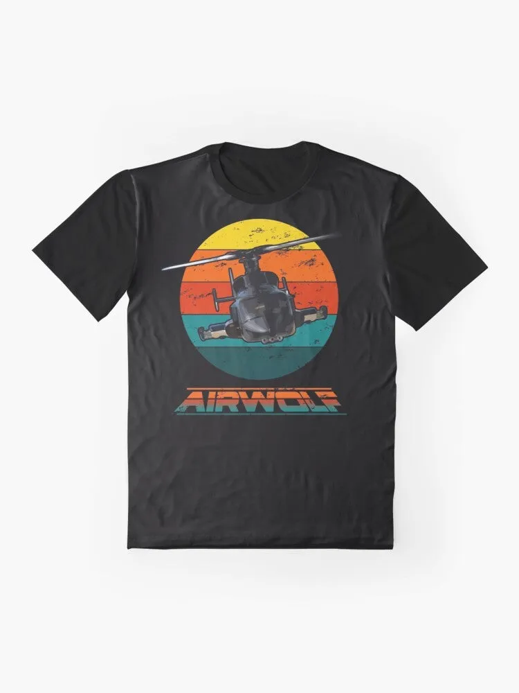 Airwolf 80s Retro Classic Graphic T-Shirt