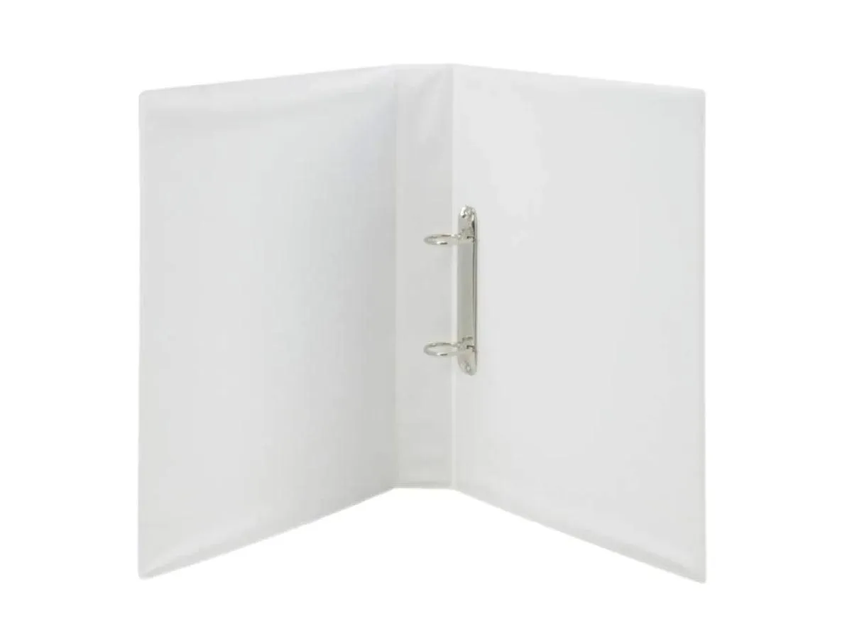 Alpha Presentation Binder 2 Rings A4, 114mm Spine, White (211)