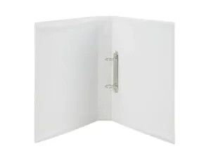 Alpha Presentation Binder 2 Rings A4, 114mm Spine, White (211)
