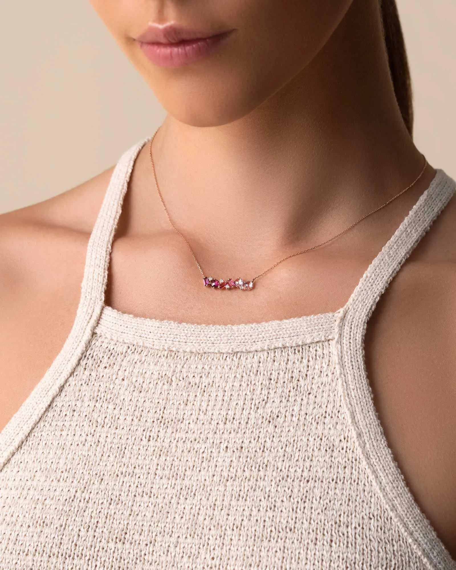 Amalfi Blend Red Ombre Pendant