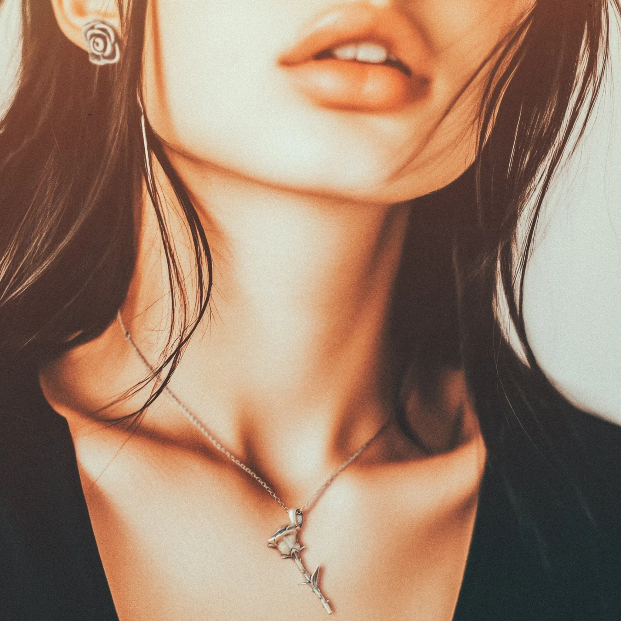 Antique Rose Necklace