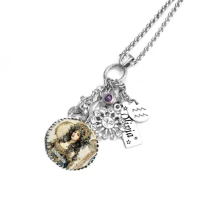 Aquarius Zodiac Necklace