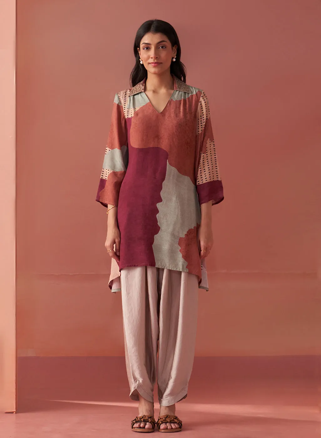 Asiya Tan Printed Kurti