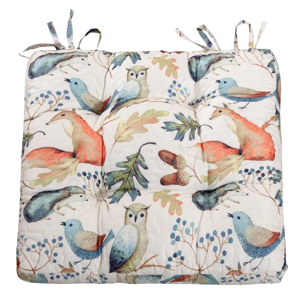Barefoot Bungalow Willow Chair Pad Set - 4-Piece - 18x18x2", Multi