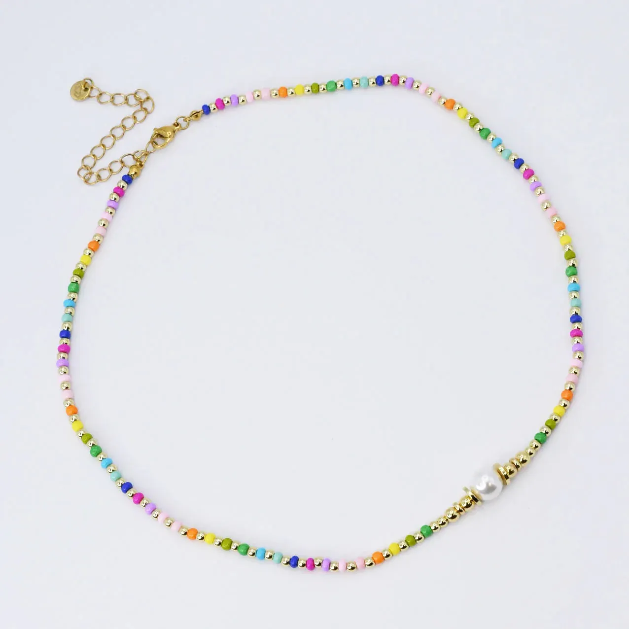 Be Happy Pearl Gemstone Necklace