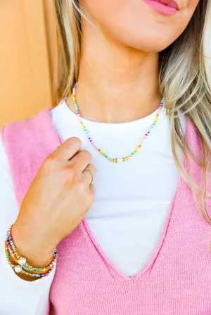 Be Happy Pearl Gemstone Necklace