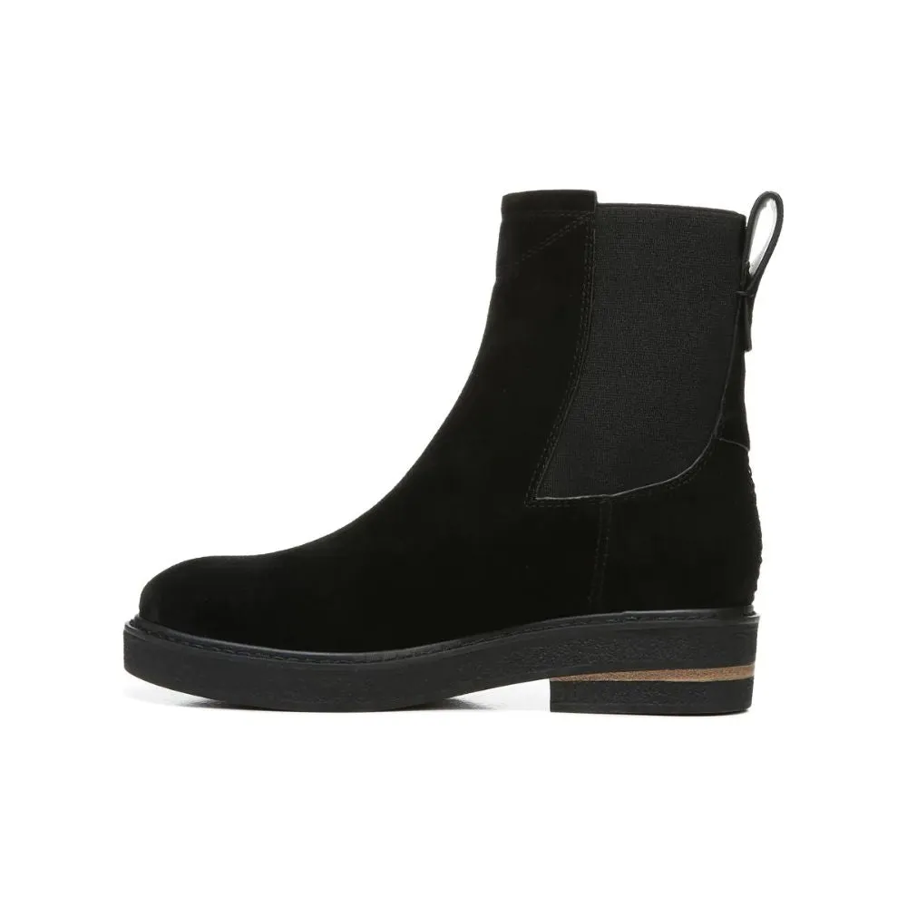 Bellina Black Suede Franco Sarto Ankle Boots