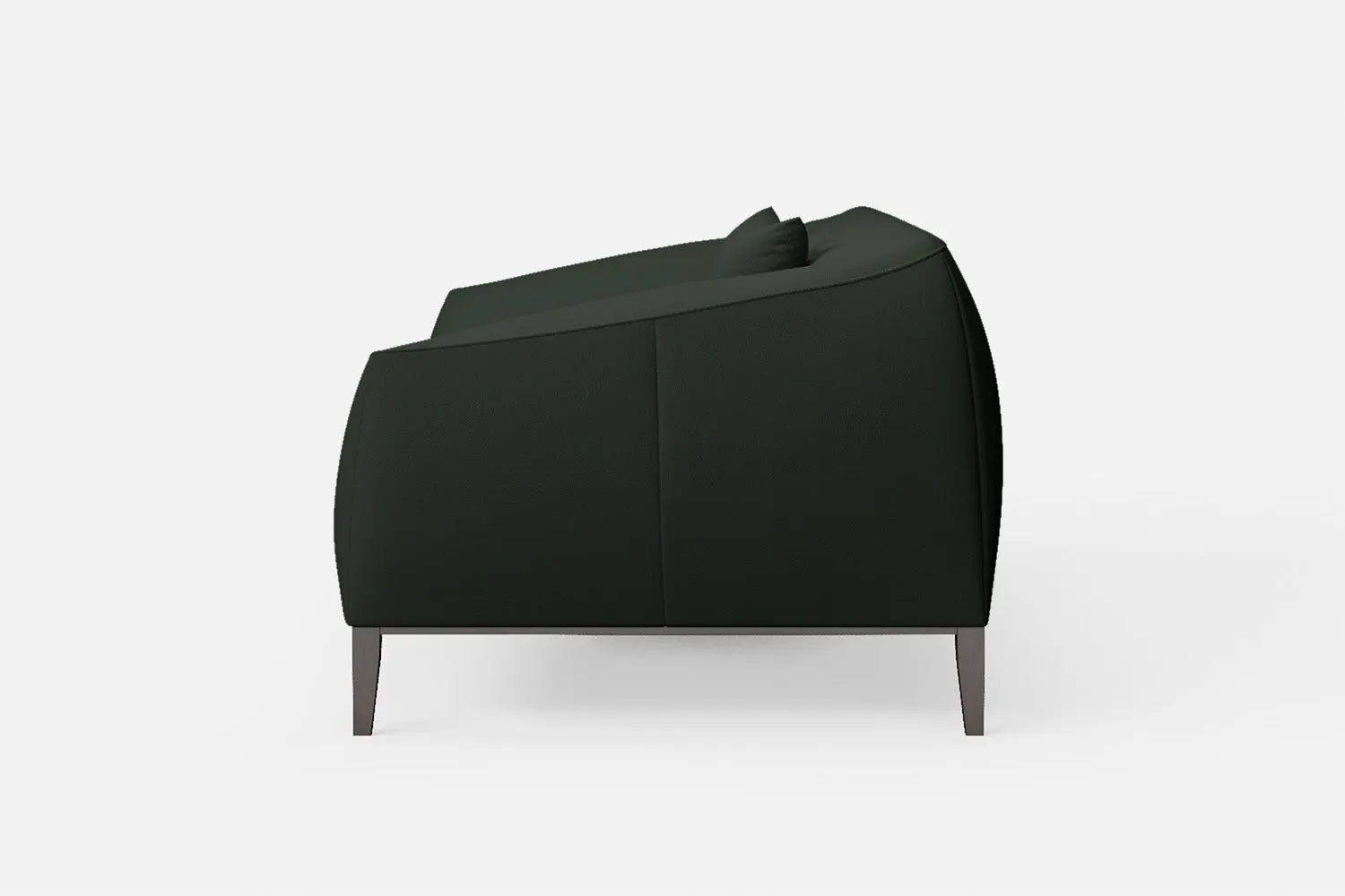 Bergamo 2 Seater Sofa Green Leather