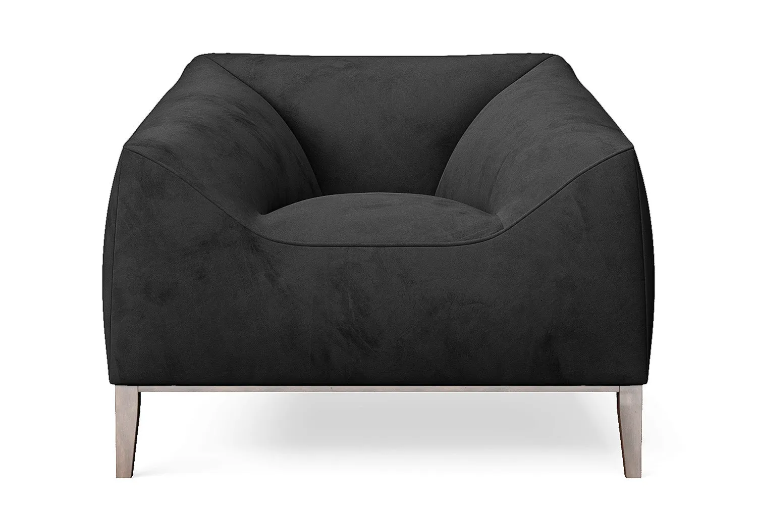 Bergamo Armchair Black Velvet