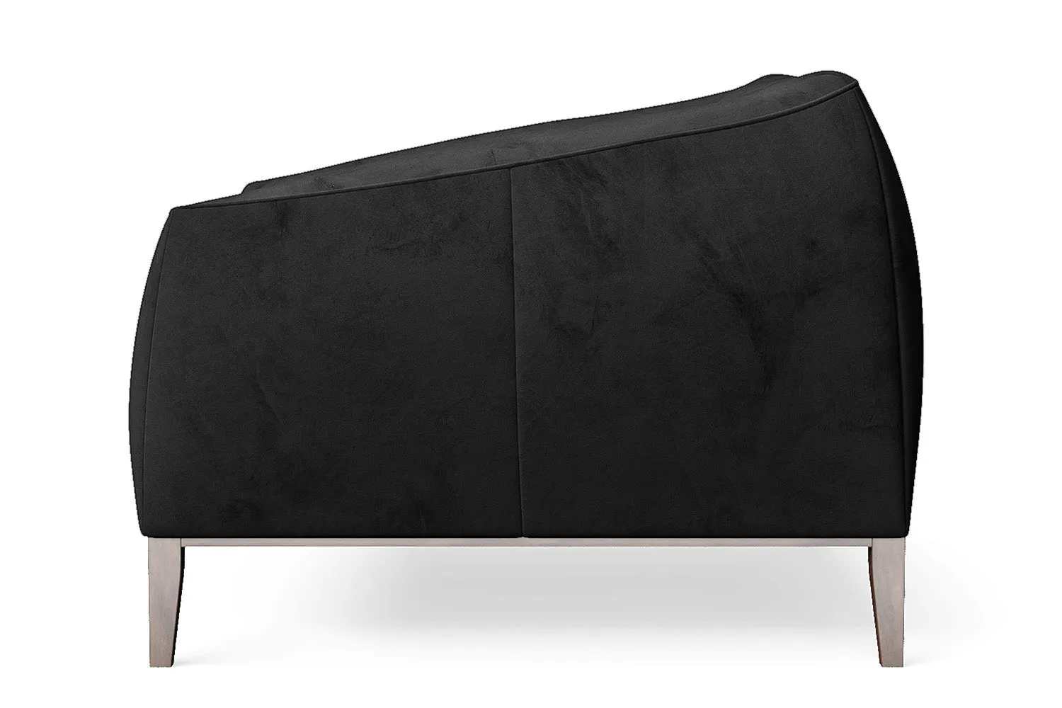 Bergamo Armchair Black Velvet