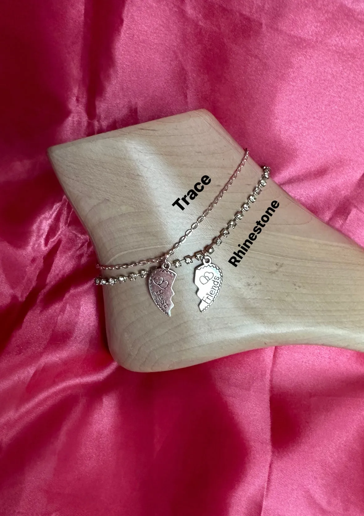 Best friends anklets