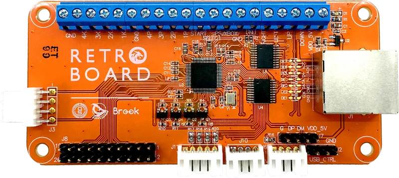 BROOK RETRO BOARD [NES | SNES | N64| GC | Xbox | DC | TG16 | PS1 | PS2 | PS3 | PC (X-Input)] BLACK FRIDAY