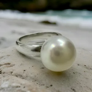 Broome Pearl 9ct White Gold Ring