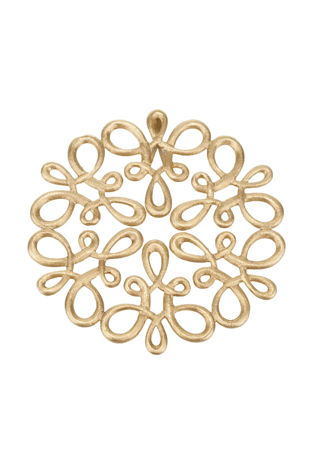 Carla Amorim 18K Yellow Gold Scroll Pendant