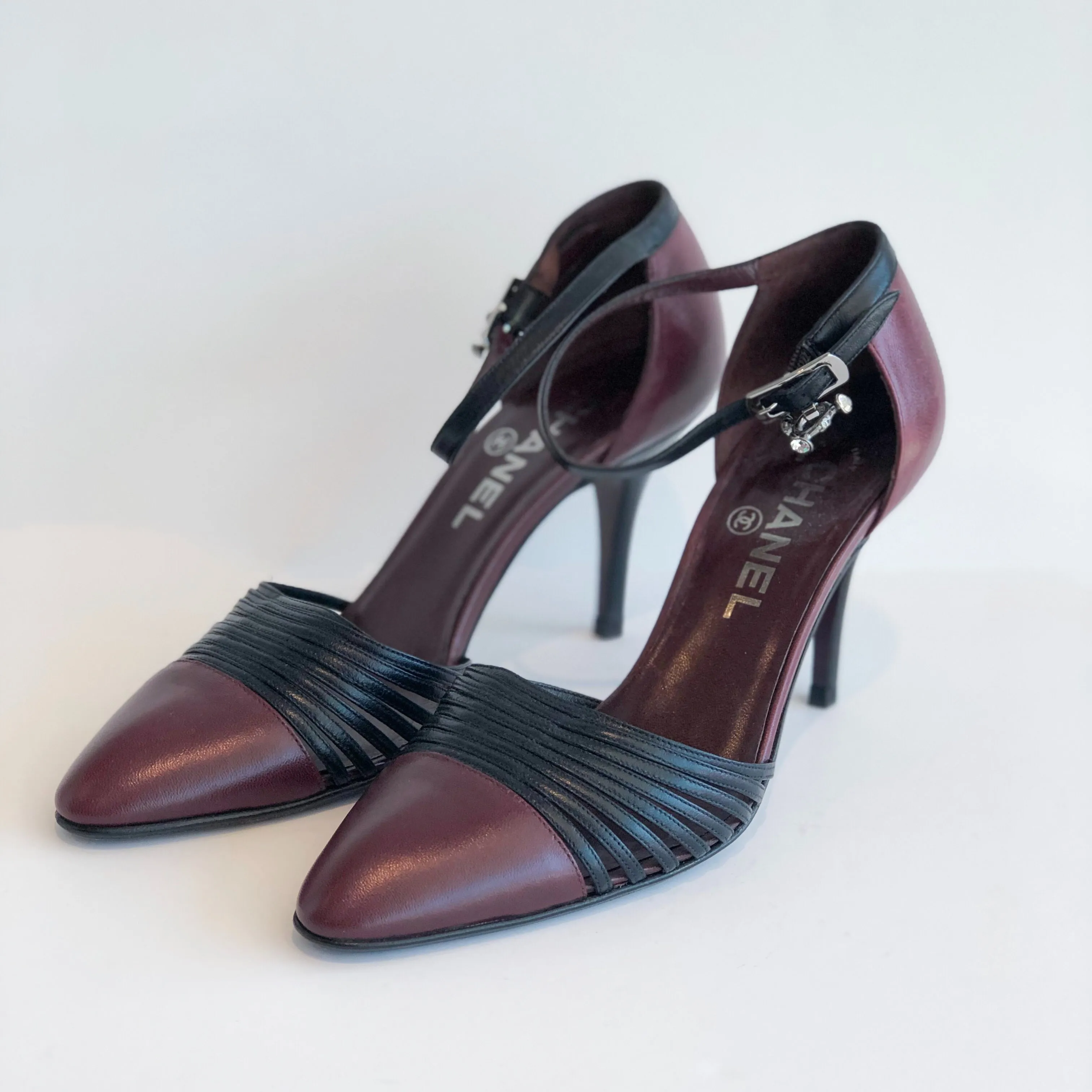 Chanel Ankle Strap Heel