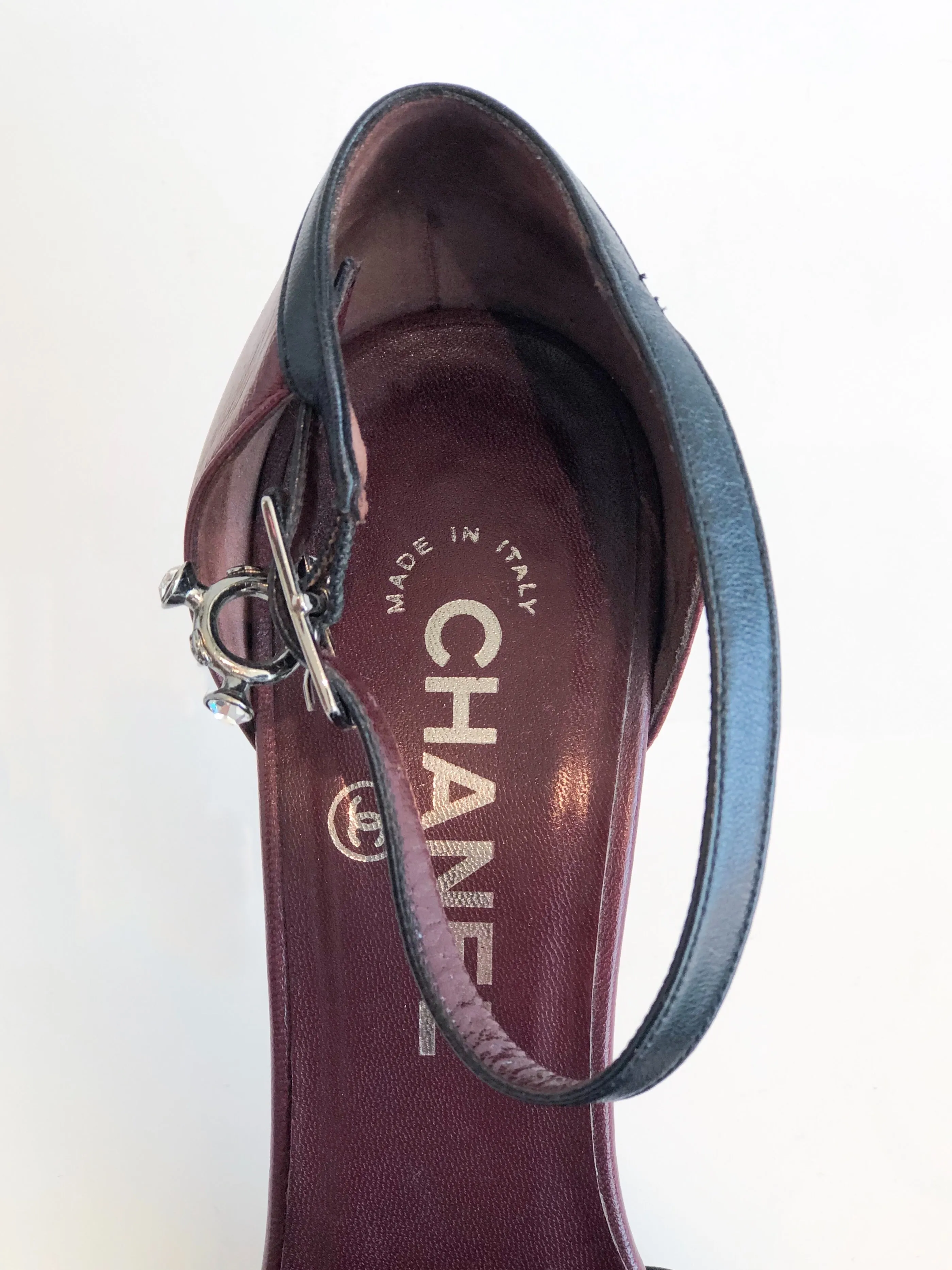 Chanel Ankle Strap Heel