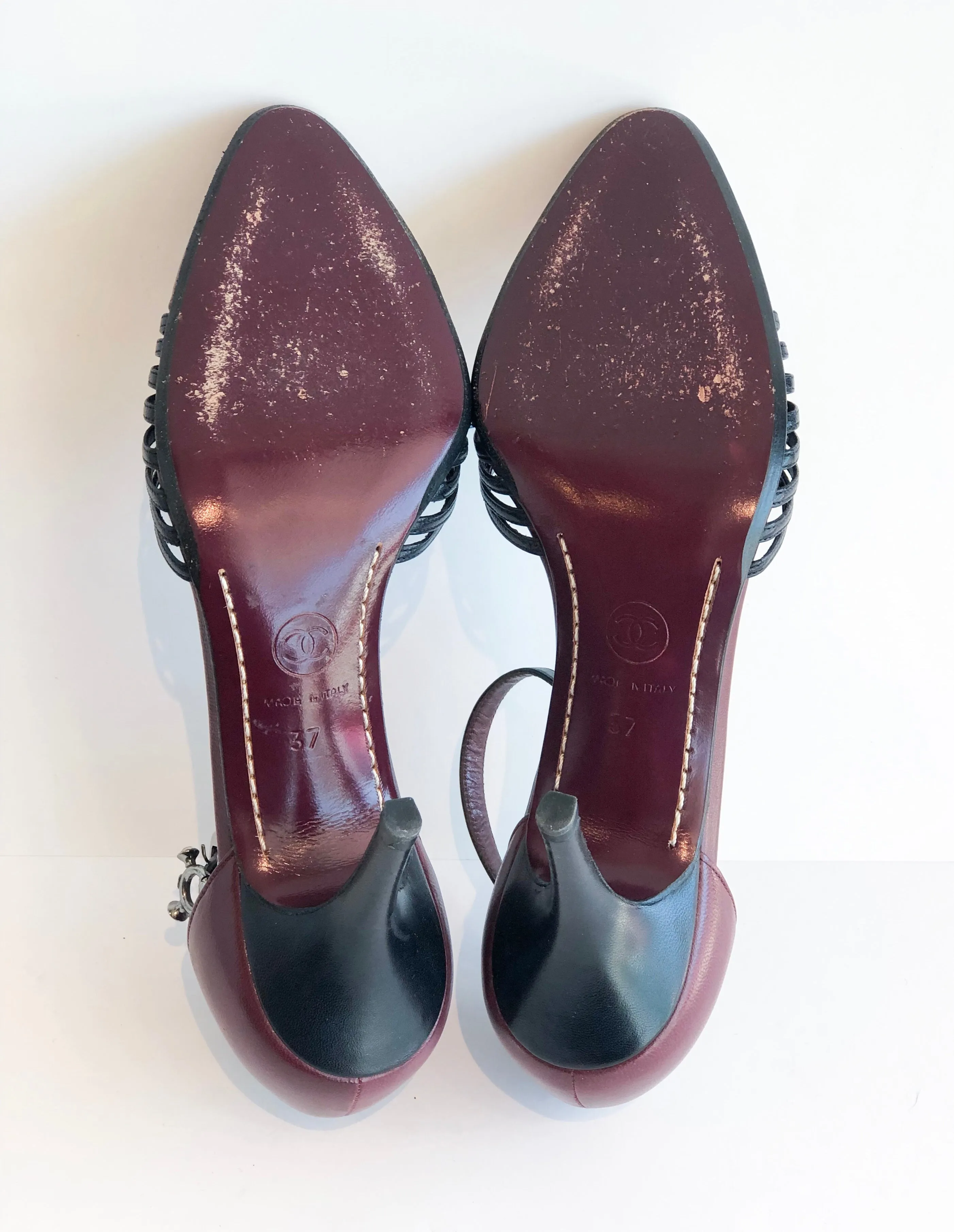 Chanel Ankle Strap Heel