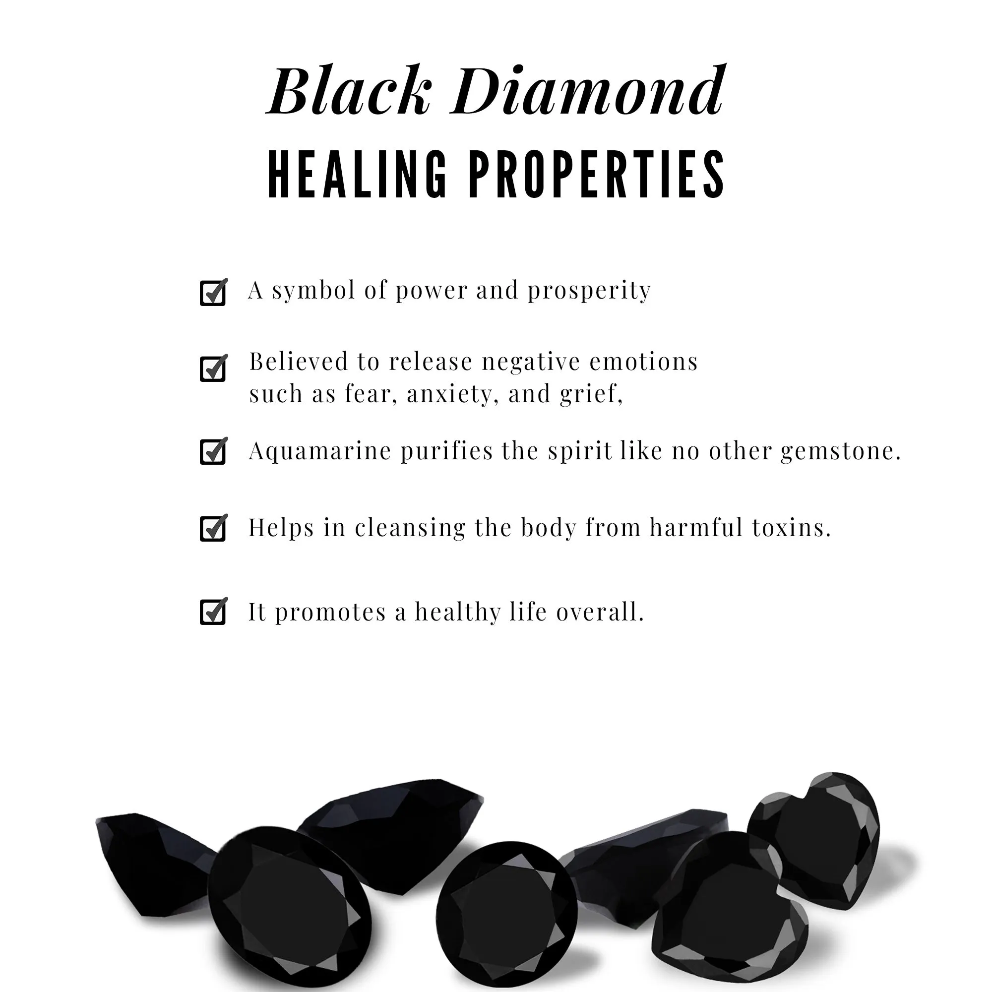 Classic Black Diamond and Diamond Stud Earrings