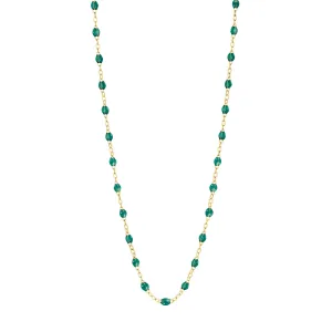 Classic Gigi Necklace - Emerald 19.7"
