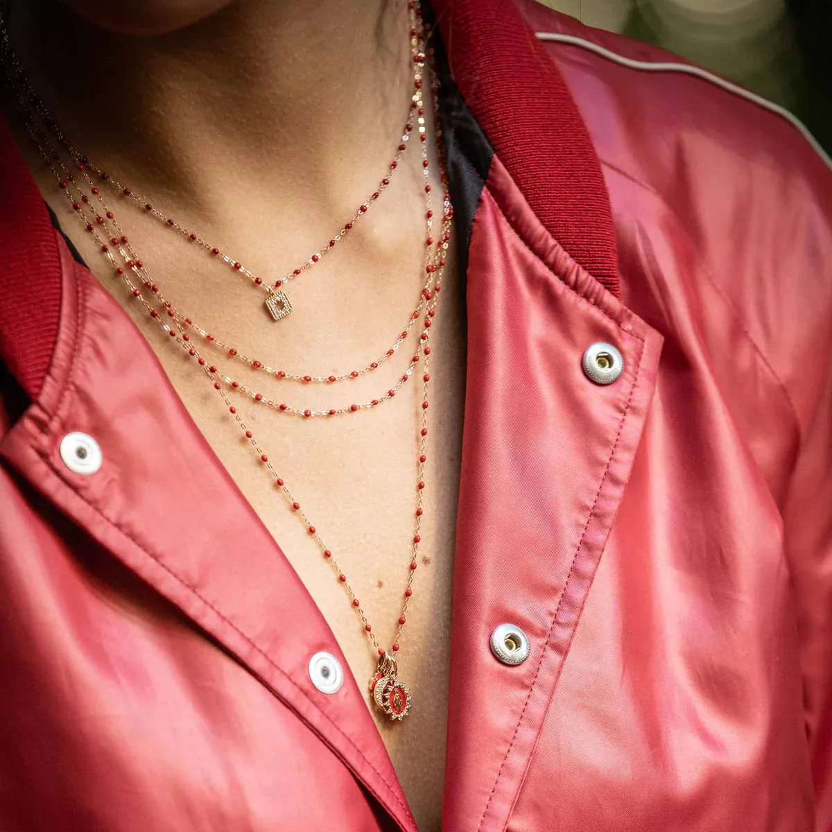 Classic Gigi Necklace - Poppy 19.7"