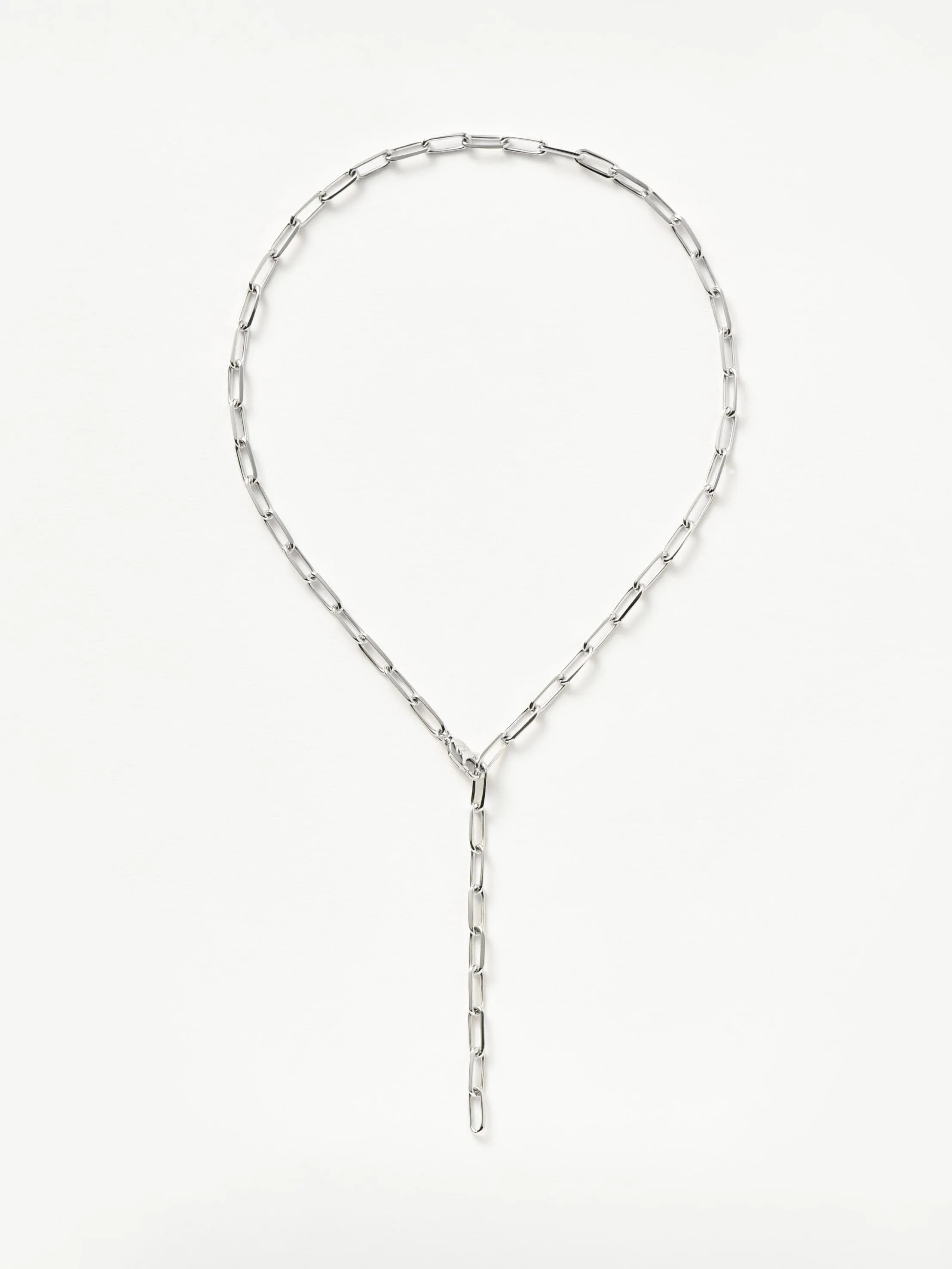 Classic Mini Short Paperclip Chain Necklace