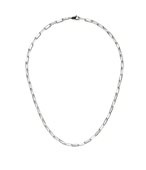 Classic Mini Short Paperclip Chain Necklace