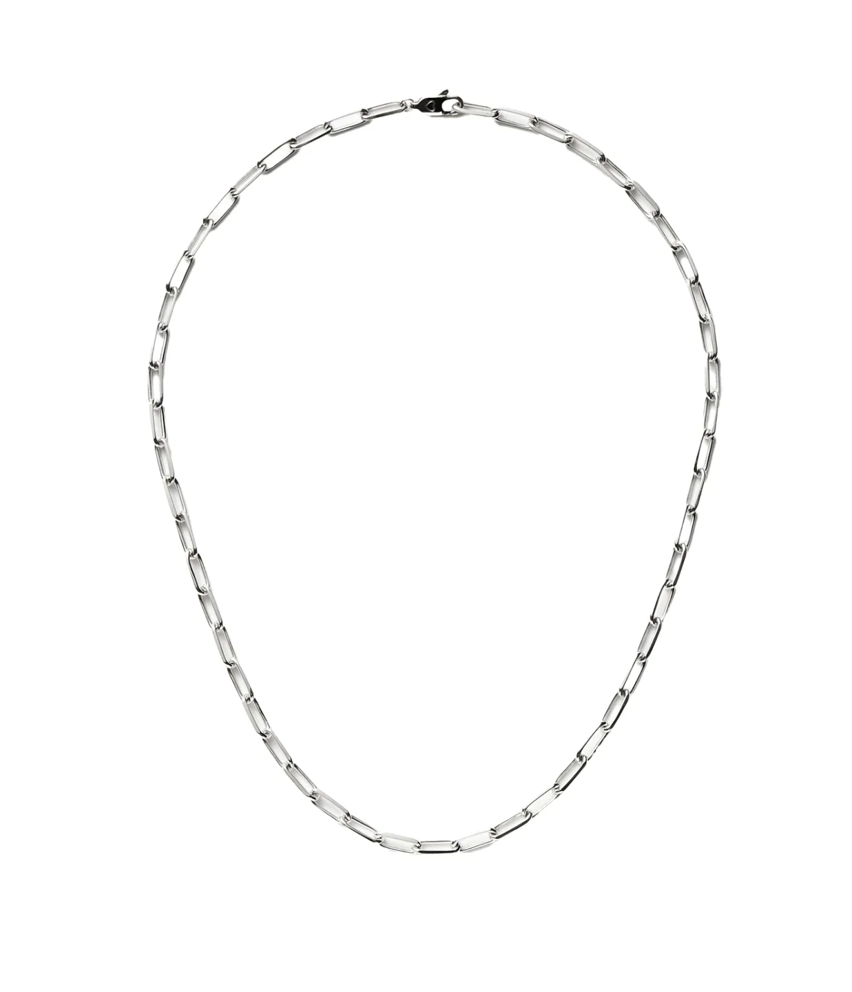 Classic Mini Short Paperclip Chain Necklace