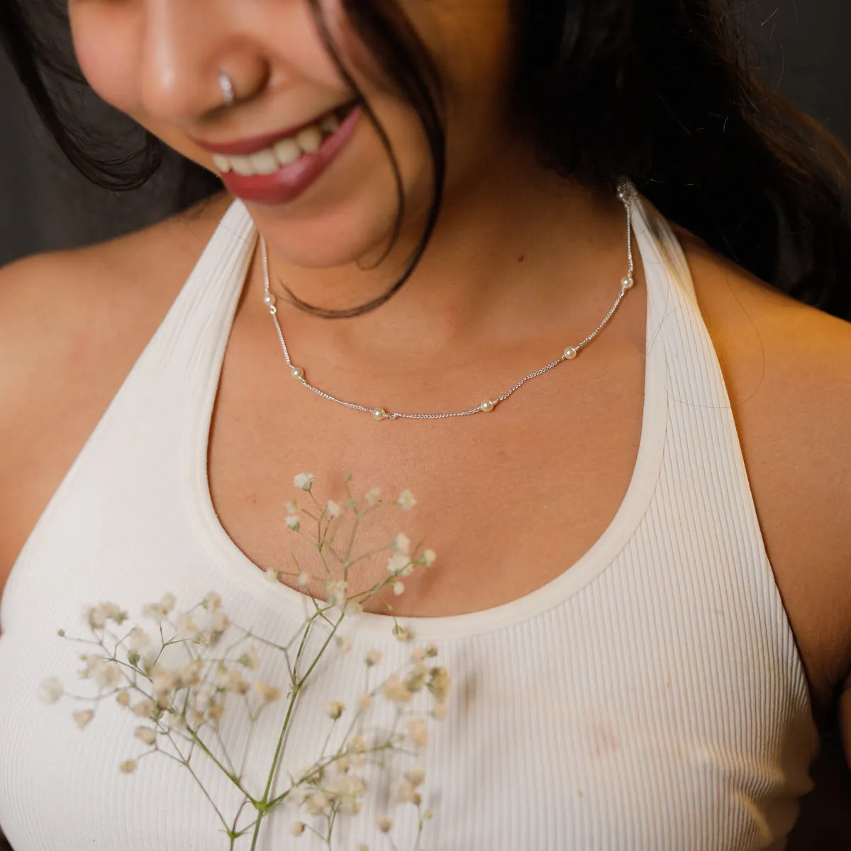 Classic Pearl Chain (Cream Pearls)