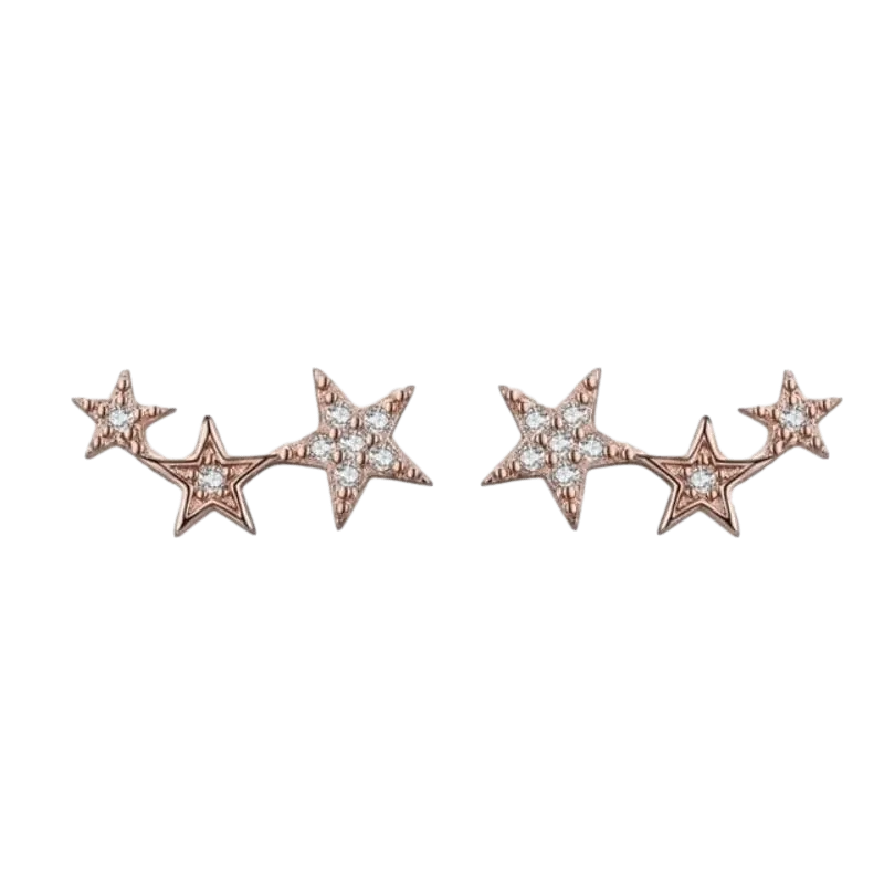 Classic Shooting Star Stud Earrings