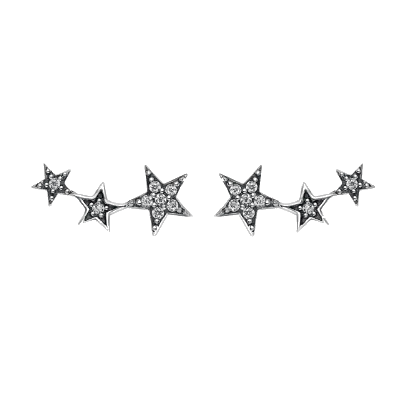 Classic Shooting Star Stud Earrings