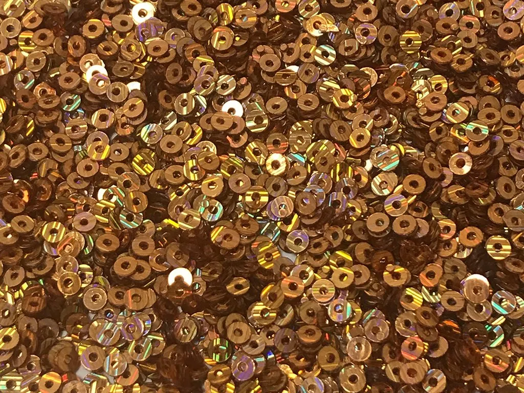 Copper Lustre Circular Sequins(Wholesale)
