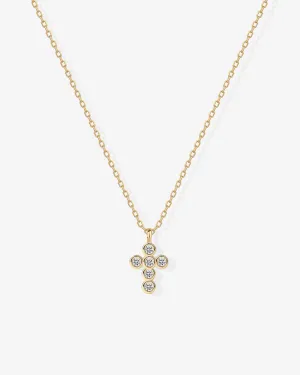 Cross Necklace and Earring Set