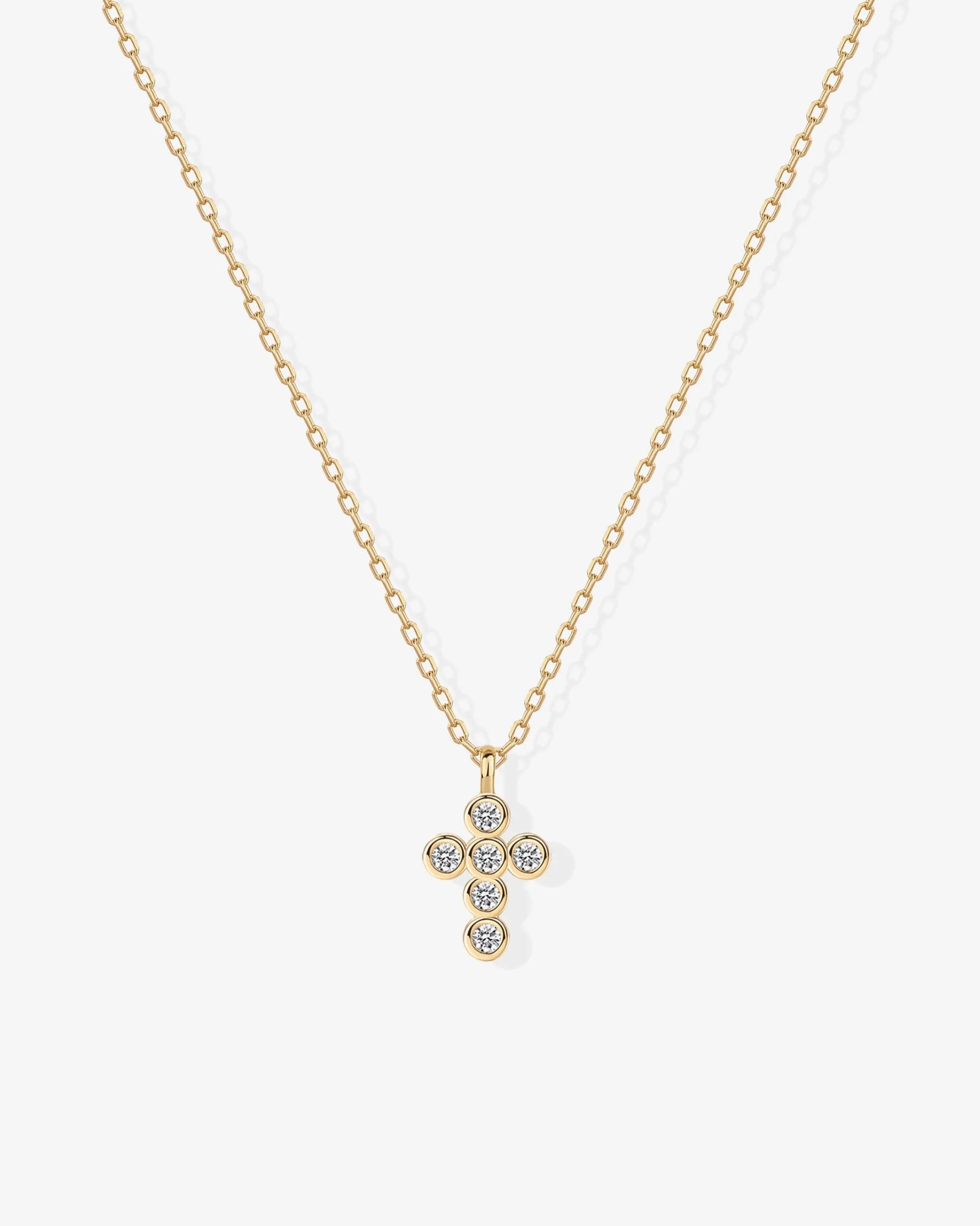Cross Necklace and Earring Set