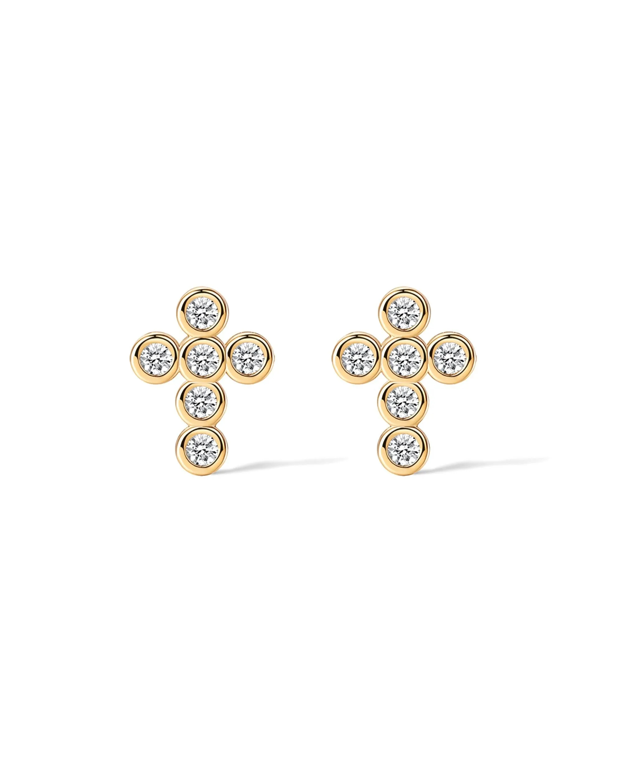 Cross Necklace and Earring Set
