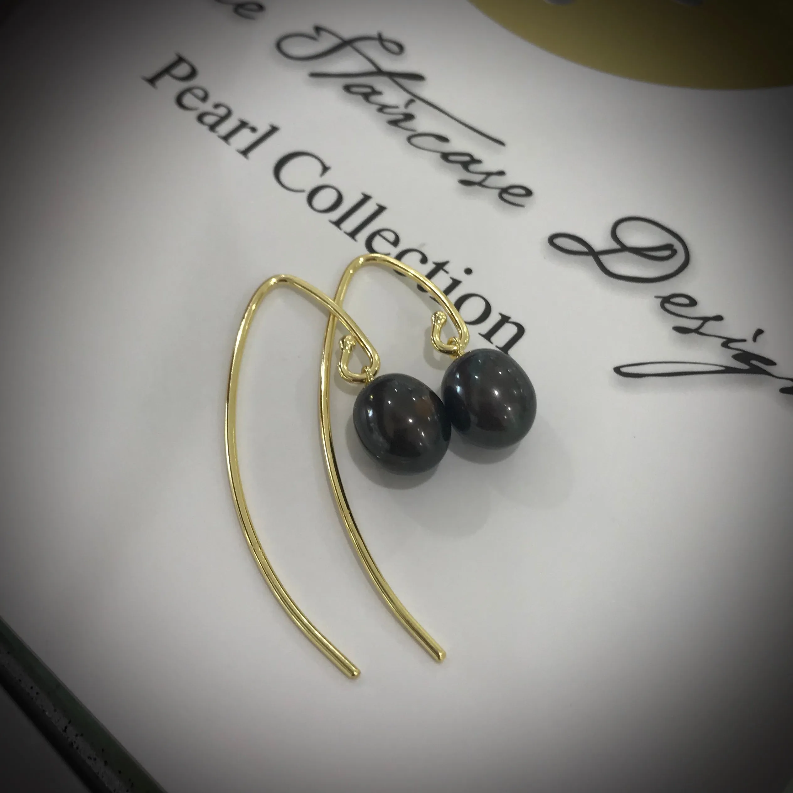 Cultured Freshwater Black Pearl Cynthia Hooks