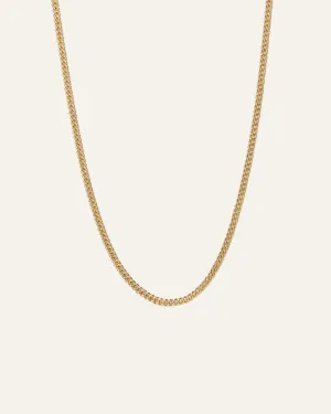 Curb Chain Choker Necklace