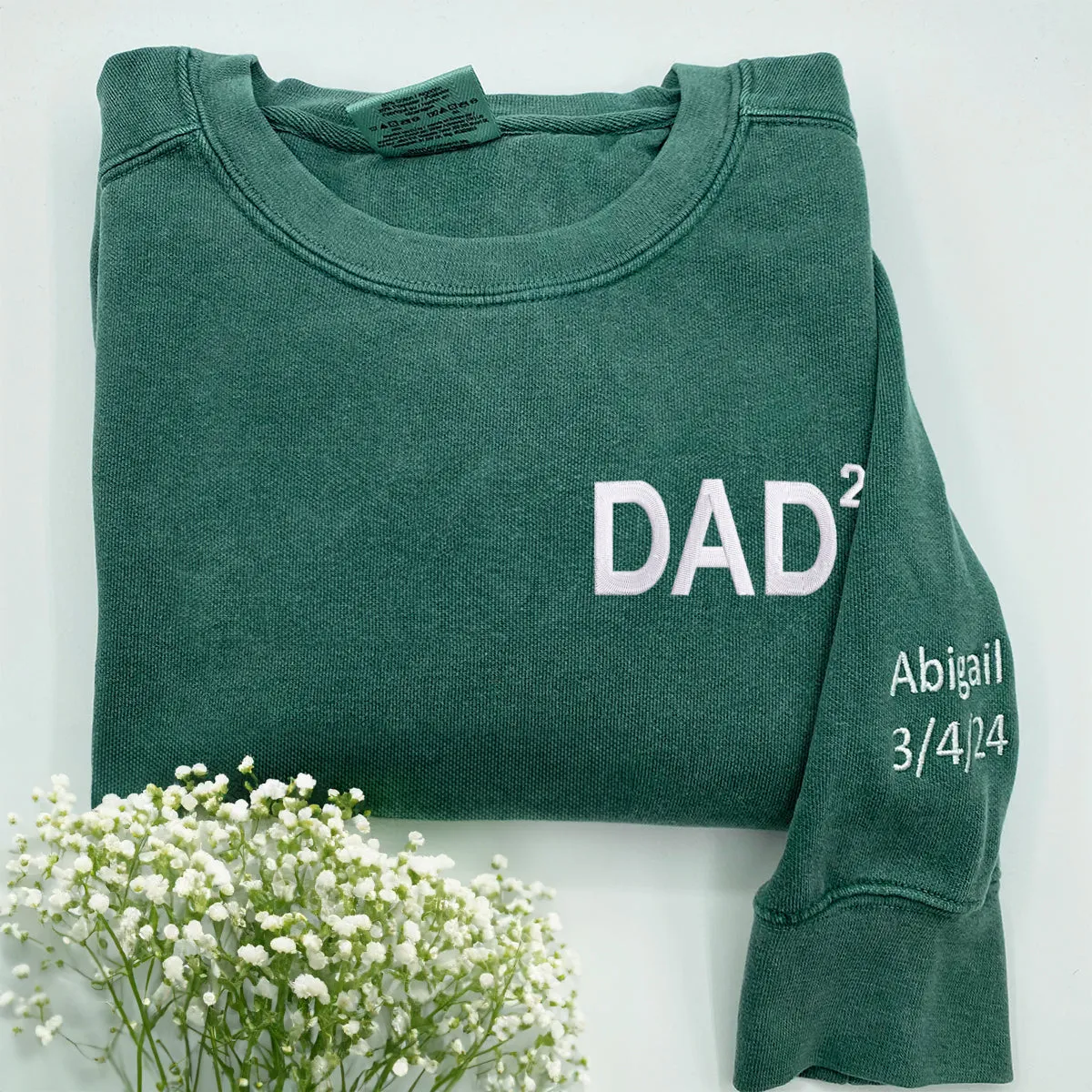 Custom Comfort Color® Embroidered Dad 2 Shirt