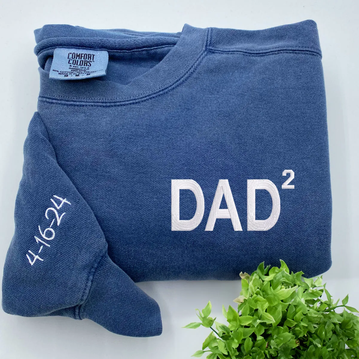 Custom Comfort Color® Embroidered Dad 2 Shirt