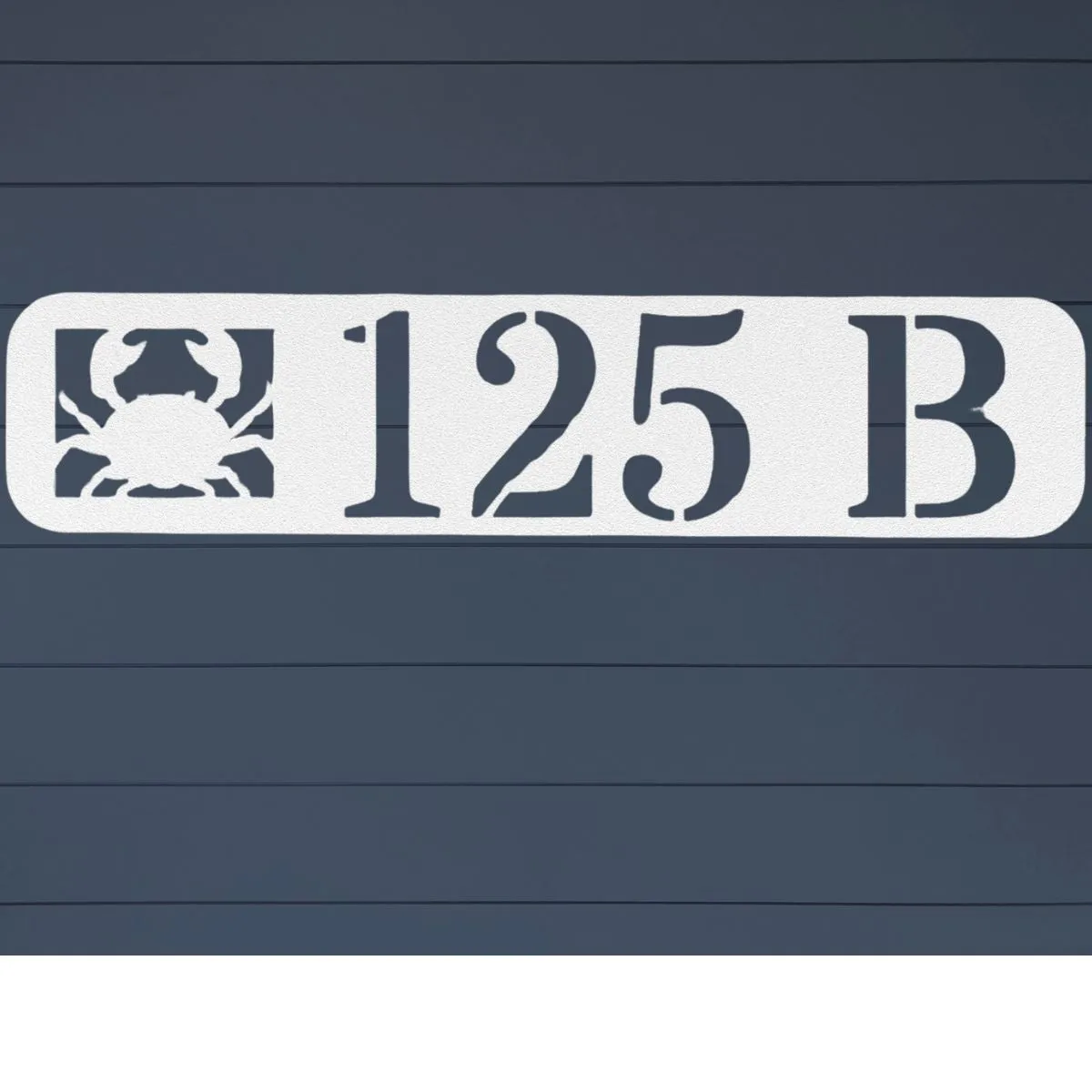Custom Crab Address Sign for House