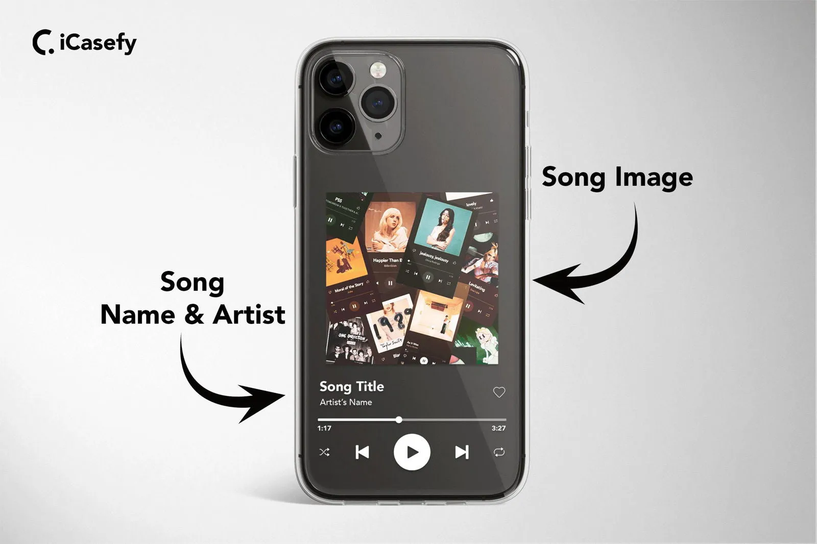 Custom Music Plaque Phone Case Album Cover