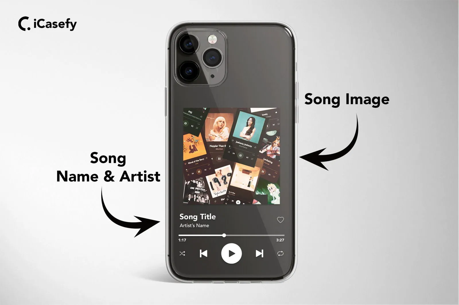 Custom Music Plaque Phone Case Album Cover